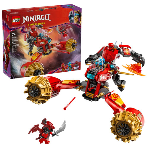 LEGO Ninjago : La moto-robot des tempêtes de Kai - 333 pièces