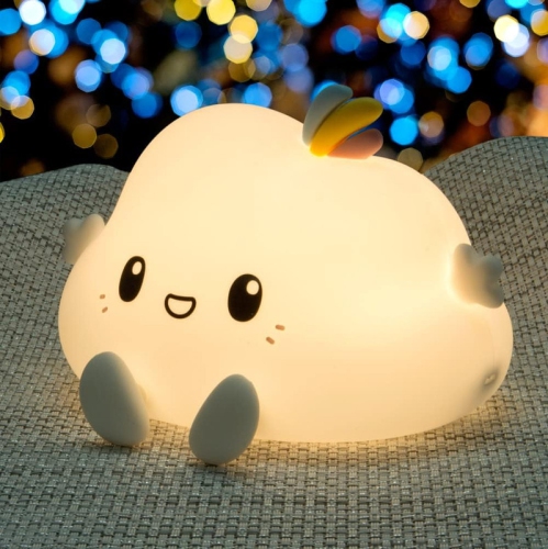 YOULIGHTS  Cloud Night Light for Kids, Color Changing Kids Night Light Cloud Lamp, Cloud Room Decor for Girls Cute Night Light, Silicone Nursery Baby