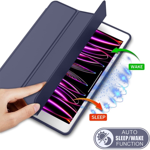 iPad Pro 13 2024 Case Folio Slim Magnetic Smart Cover Stand Case Ultra Slim Lightweight SuperShield Cover For iPad Pro 13 2024 - Purple