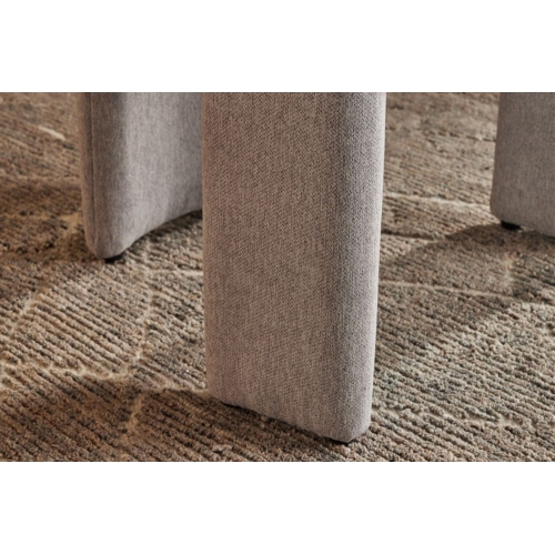 Valencia Andrea Fabric Dining Chair, Light Grey