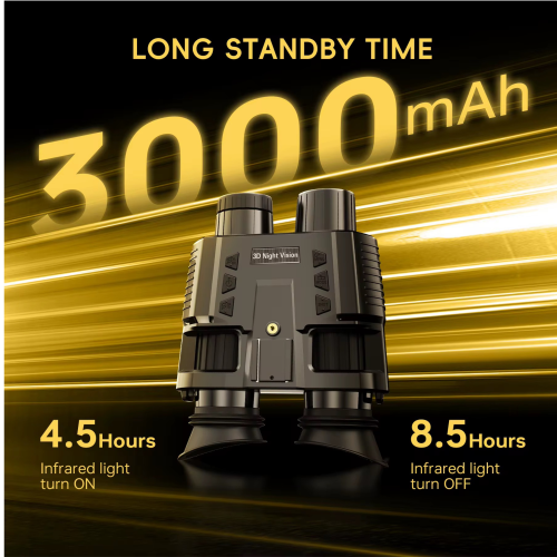 TUTT 4K FHD Night Vision Goggles NV8000 | Helmet Mounted | 8X Digital Zoom | Infrared Night Vision Binoculars with 3D Viewing