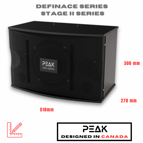 Système de karaoké ELITE PREMIUM STAGE II DE PEAK - 2000&nbsp;W