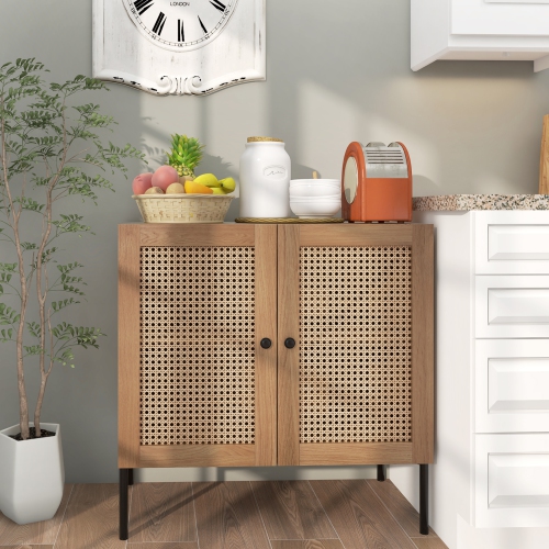 Buffet buffet avec armoire à vin et tablette ajustable