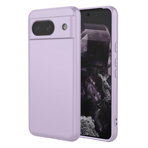 PANDACO Soft Shell Matte Pastel Purple Case for Google Pixel 8a