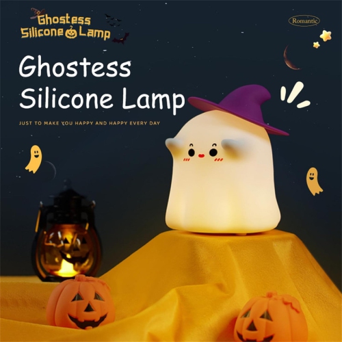 YOULIGHTS Night Light, Squishy Cute Dimmable Silicone Light Up Nursery Nightlight, USB Rechargeable Cute Bedroom Halloween Decor Bedside Touch Night
