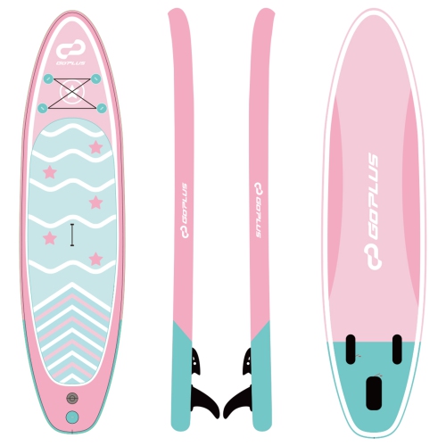 COSTWAY Goplus Small Inflatable Sup Board, Portable Paddle Board With 5D Rings Stand Up Paddle Board for Youth & Adult