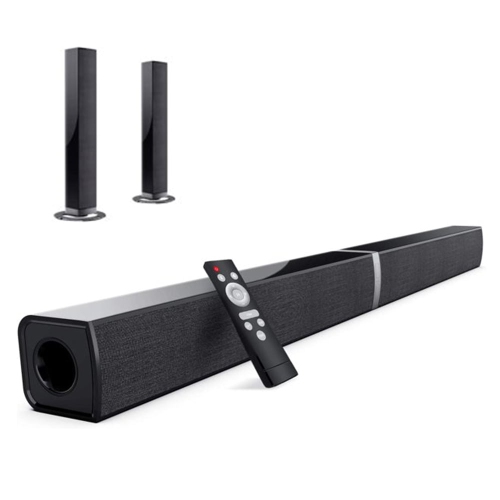 MOVSSOU 50-Watt 2.0 channel Bluetooth Sound bar 32 inch