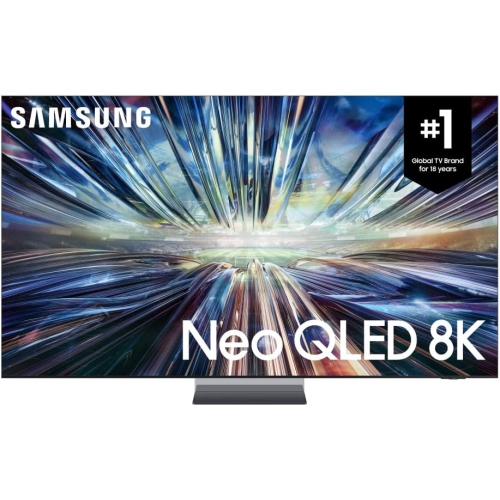 SAMSUNG 85-Inch Neo QLED AI powered 8K QN900D Series Neo Quantum HDR Smart TV with Infinity air design, 240Hz refresh rate- [QN85QN900DFXZC] - Open