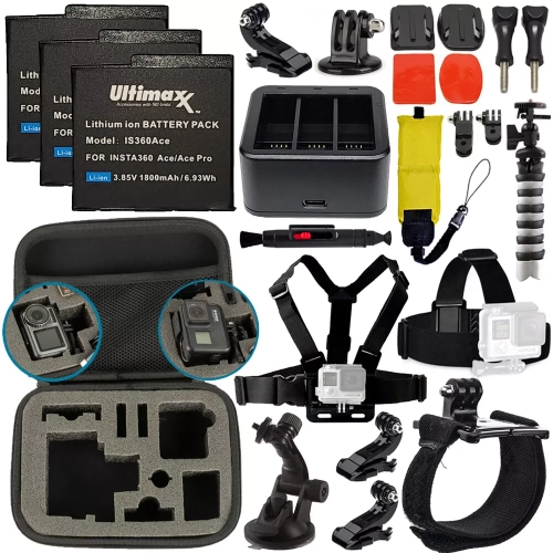 Image 1 de 6.. Ensemble d'accessoires de 24PC pour Insta360 caméra d'action ACE 8K Pro