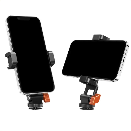 Support adaptateur de trépied pour téléphone cellulaire, pince réglable pour iPhone15/14/13/12 Pro Max, iPad, iPad Mini 1/2/3/4/5/6, iPad Air, iPad