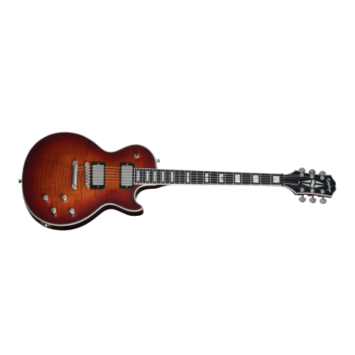 Guitare électrique les Paul Prophecy d'Epiphone avec Gigbag - Tiger Burst de Bengale vieilli