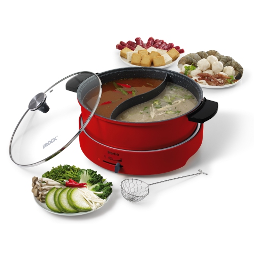 Starfrit Dual Sided XL Hot Pot - Perfect for Cooking and Serving