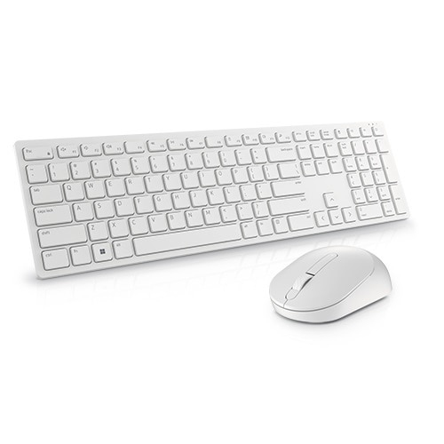 Dell Pro Wireless Keyboard and Mouse - KM5221W White