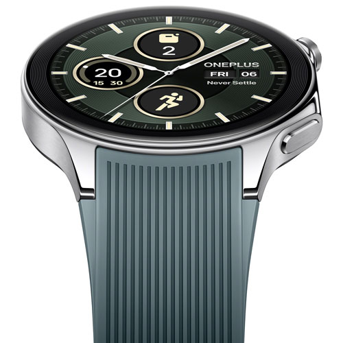 Oneplus Watch 2 47mm Smartwatch - Radiant Steel - Exclusive Retail Partner