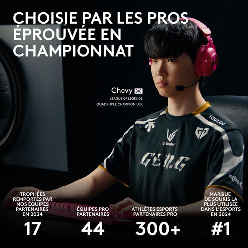 Logitech PRO X SUPERLIGHT 2 DEX 44000 DPI Wireless Optical Lightweight 5-Button Gaming Mouse - White