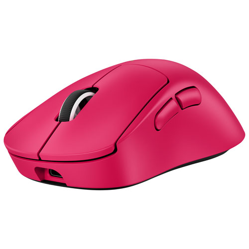 Logitech PRO X SUPERLIGHT 2 DEX 44000 DPI Wireless Optical Lightweight 5-Button Gaming Mouse - Magenta