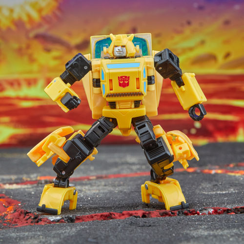 Transformers Generations Legacy United de Hasbro - Figurine d'action Origin Bumblebee classe Deluxe