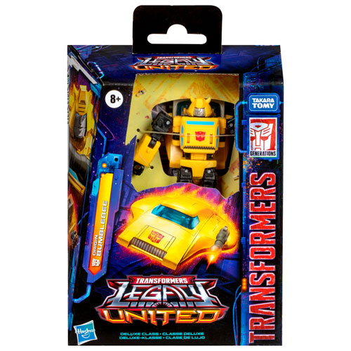 Transformers Generations Legacy United de Hasbro - Figurine d'action Origin Bumblebee classe Deluxe