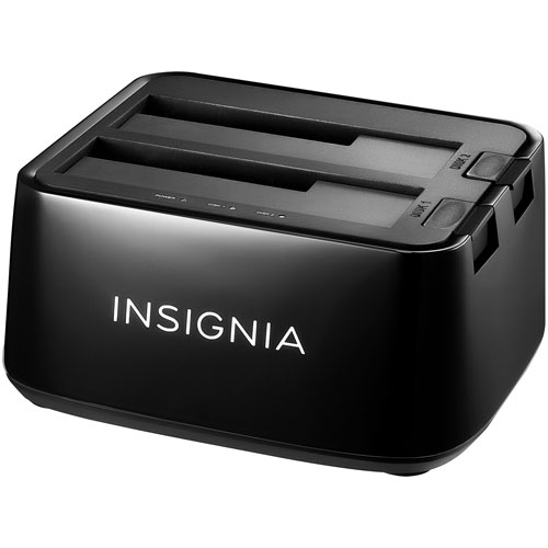 Station d'accueil USB 3,0 double pour disque dur NS-PCHDEDS19-C d'Insignia, remis à neuf