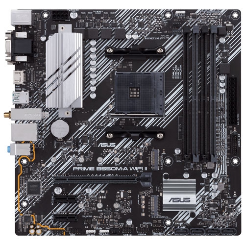ASUS Prime B550M-A Wi-Fi II Micro-ATX AM4 Motherboard OEM by ASUS - Refurbished condition - Image 2