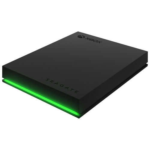 Disque dur externe portatif USB 3,0 2&nbsp;To de Seagate, certifié Xbox, avec barre DEL verte de STKX2000400 To, fabricant d'origine