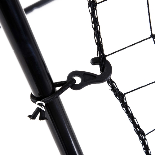 Soozier 4 x 5.7 FT Volleyball Rebounder Net with Strike Zone, Soccer Baseball Lacrosse Rebounder Net for Teens Adults Pitching, Training and Fielding