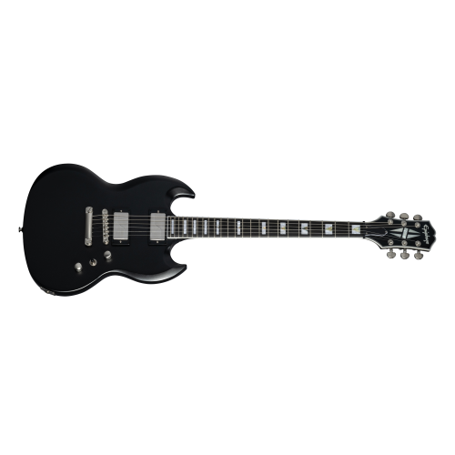 Guitare électrique SG Prophecy Epiphone avec Gigbag - Noir de jais vieilli métallisé