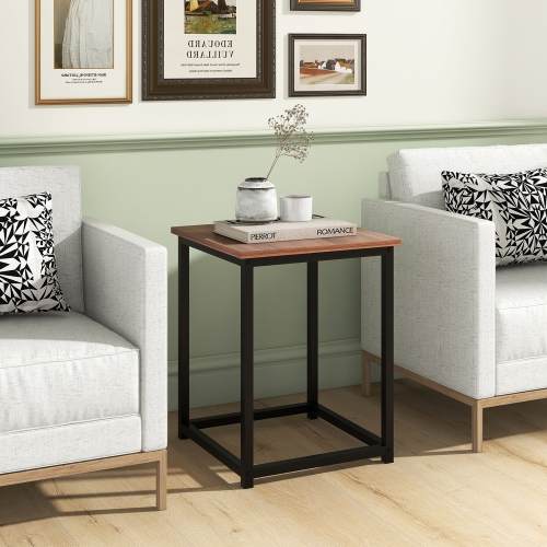 Gymax Round Nesting Table Set of 3 Modern / Farmhouse Coffee Table w/2 End Tables