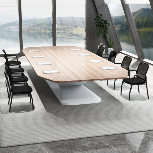 Gymax Meeting Room Chair Set of 4 Waiting Room Chairs w/ Ergonomic Backrest & Armrests