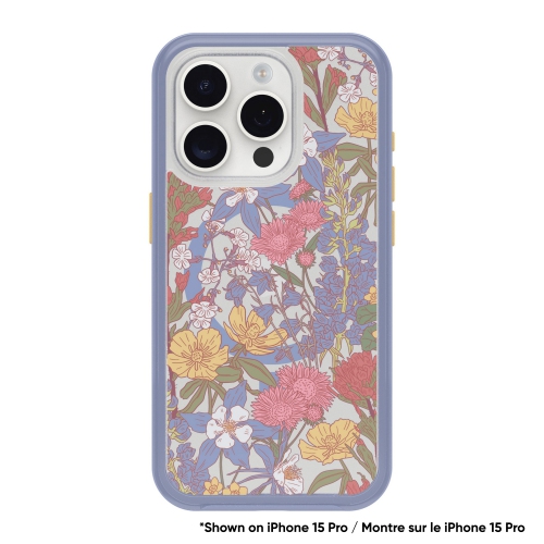 OtterBox Symmetry Clear Case for iPhone 16 Pro - Stylish Purple Hard Shell Protection