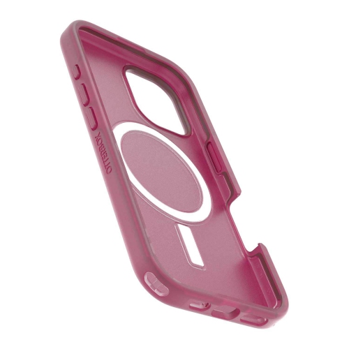 OtterBox Symmetry Soft Touch Case for iPhone 16 - Durable Pink Hard Shell with MagSafe Compatibility
