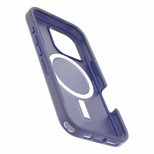 OtterBox Symmetry Soft Touch Case for iPhone 16 Pro - Durable Blue Hard Shell Protection with MagSafe
