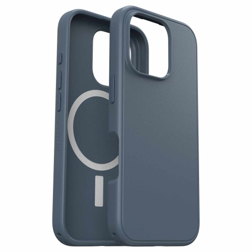 Stylish OtterBox Symmetry Series Hard Shell Case for iPhone 16 Pro - Blue with MagSafe Compatibility