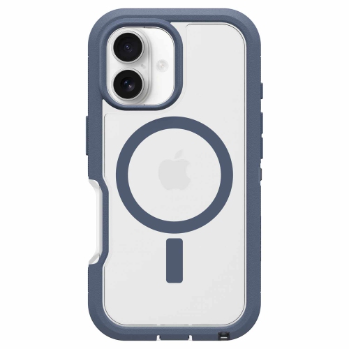 OtterBox Defender XT Clear Pro Case for iPhone 16 - Rugged Blue Protection with MagSafe