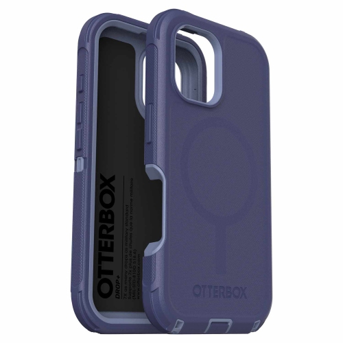 OtterBox Defender Pro Case for iPhone 16 - Rugged Purple Hard Shell with MagSafe