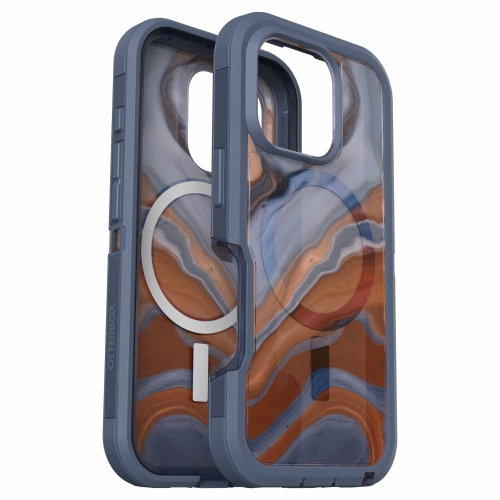 Étui Defender XT Clear Pro d'OtterBox pour iPhone 16 Pro - Protection rigide bleue haut de gamme