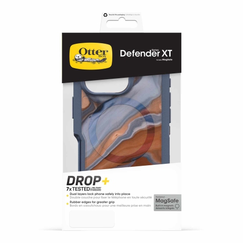 Étui Defender XT Clear Pro d'OtterBox pour iPhone 16 Pro - Protection rigide bleue haut de gamme