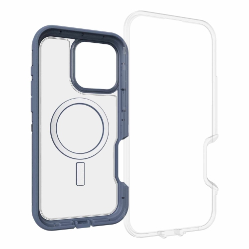 OtterBox Defender XT Clear Pro Case for iPhone 16 Pro Max - Blue - Ultimate Protection