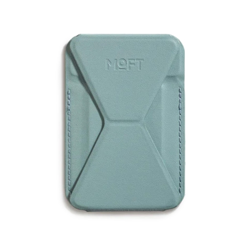 MOFT Snap-On Phone Stand + Wallet MagSafe - Seafoam