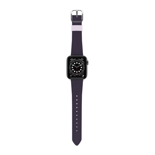 OtterBox Cactus Leather Watch Band for 42mm, 44mm, 45mm Watches - Stylish Purple Hard Shell Case