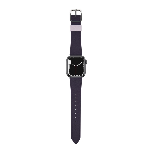 Stylish OtterBox Cactus Leather Watch Band for 38mm, 40mm, 41mm Watches - Eco-Friendly Purple Design