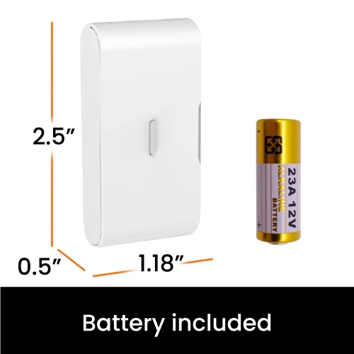 OSI Gen 2 Alarm Vibration Sensor Accessory 2 Pack - Accessory for OSI Alarm System Gen 2, Vibration Detection, Concealed Emergency SOS Button,