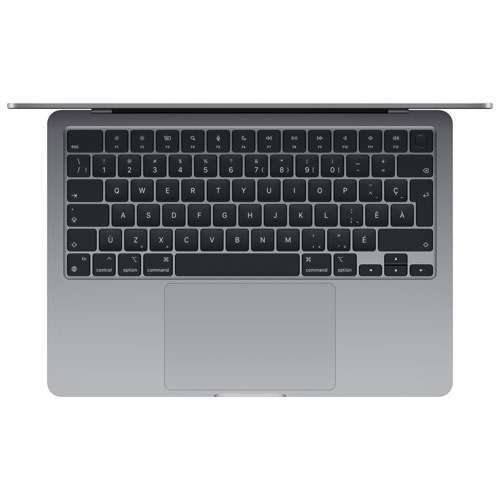 Boîte ouverte - MacBook Air de 13 po + Touch ID Apple - Gris cosmique (puce M3 d'Apple/SSD 512&nbsp;Go/RAM 16&nbsp;Go) - Français