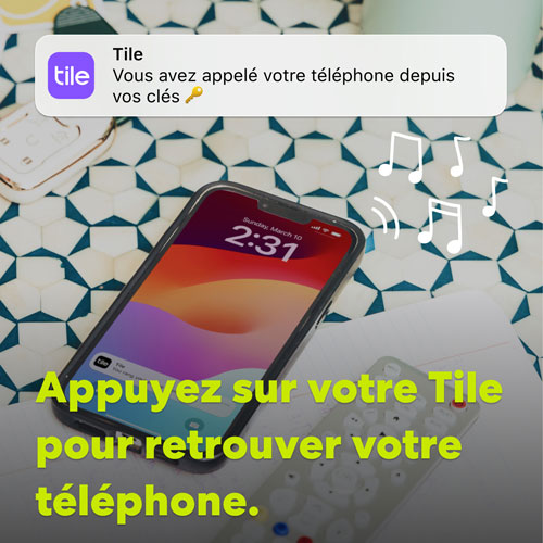 Dispositif de repérage d'article Bluetooth Mate de Tile - Noir