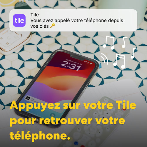 Trousse de départ de dispositifs de repérage Bluetooth Tile - Ensemble de 2 - Noir