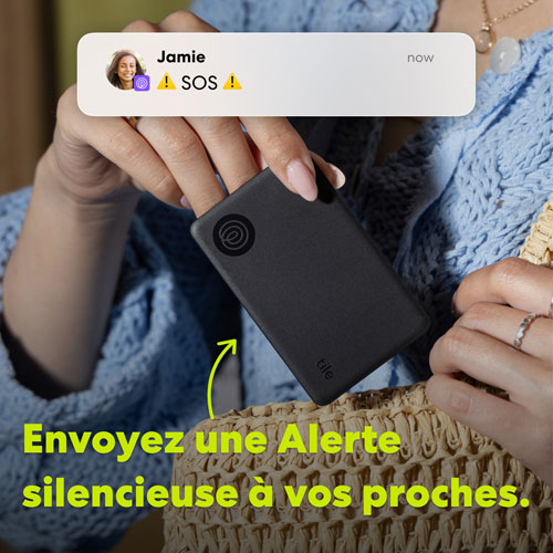 Tile Slim Bluetooth Item Tracker - Black