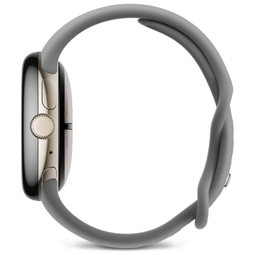 TELUS Google Pixel Watch 3 45mm Matte Hazel Aluminum Case w/Hazel Active Band - Monthly Financing