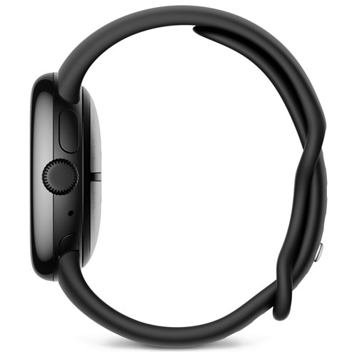 TELUS Google Pixel Watch 3 41mm Matte Black Aluminum Case with Obsidian Active Band - Monthly Financing