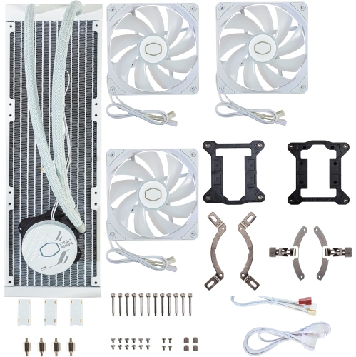 Cooler Master MasterLiquid 360L Core, Gen S Dual Chamber Pump, ARGB 360mm AIO Liquid CPU Cooler