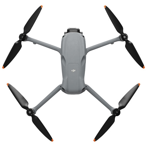 Drone quadricoptère Air 3S avec caméra et manette de DJI - Gris